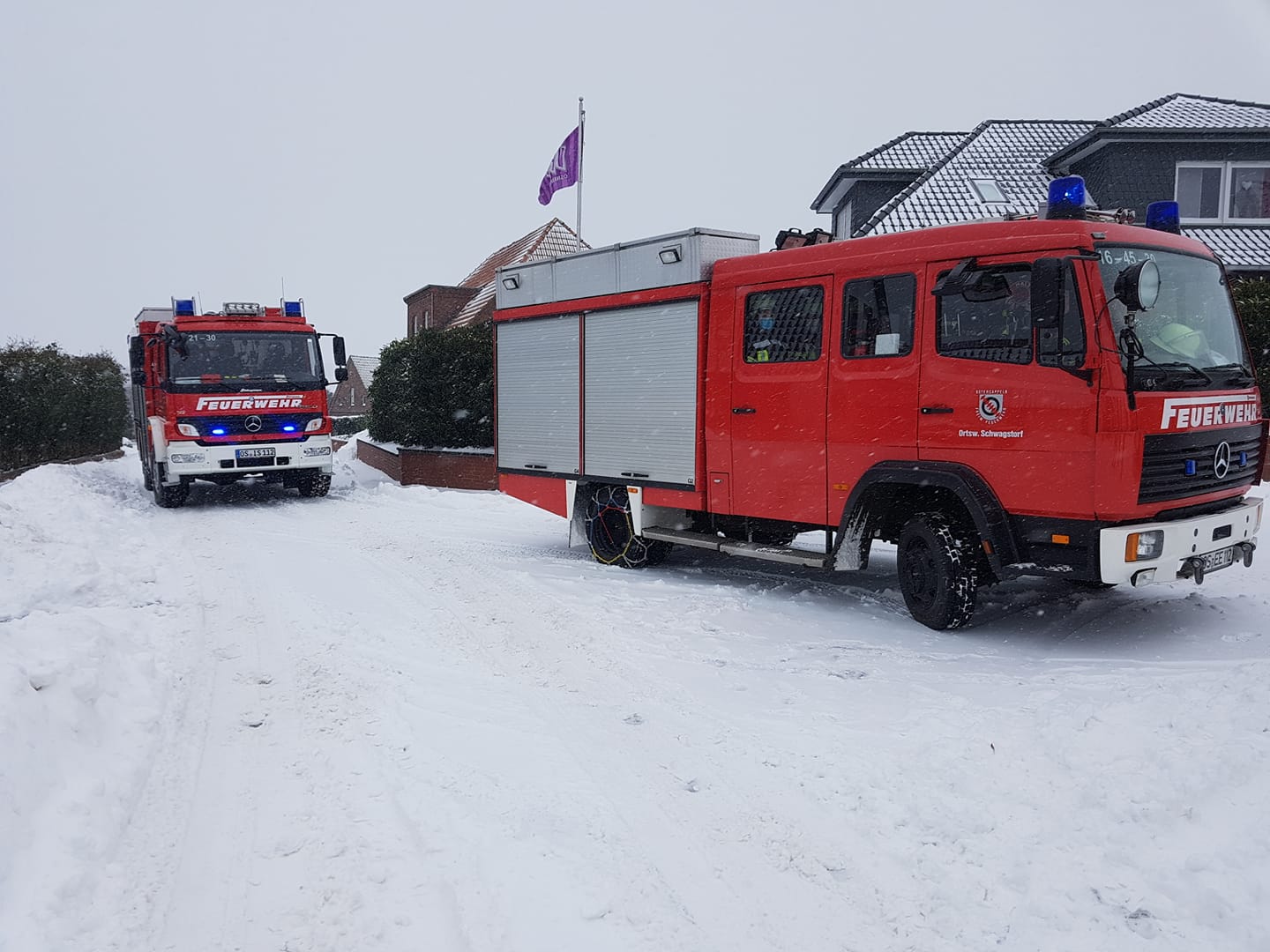 Read more about the article Unfall mit Radlader beim Schneeschieben